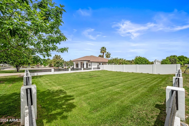 view of yard