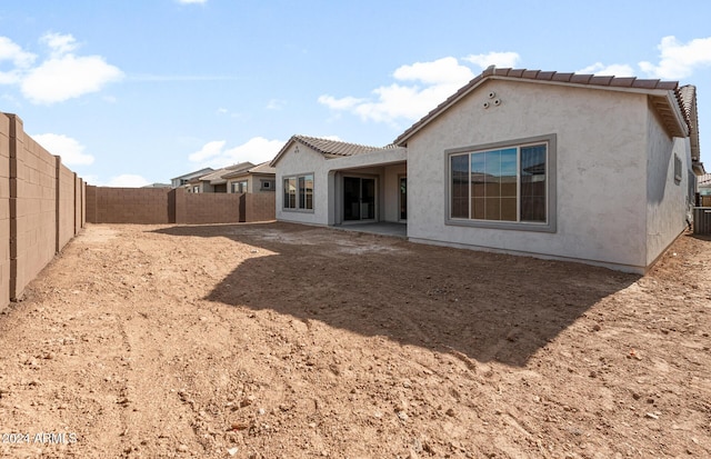 view of back of property