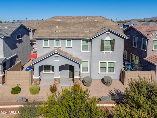 view of rear view of house