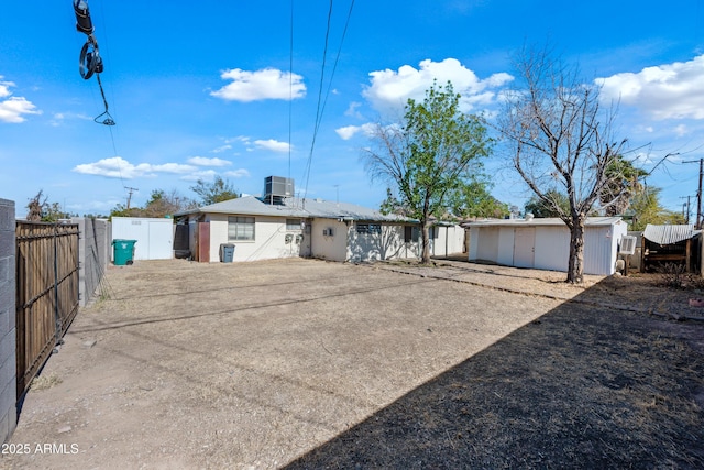 view of front of house featuring cooling unit