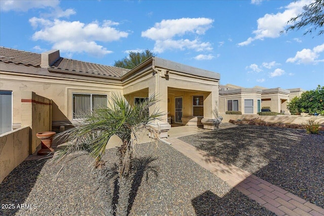 exterior space with a patio area