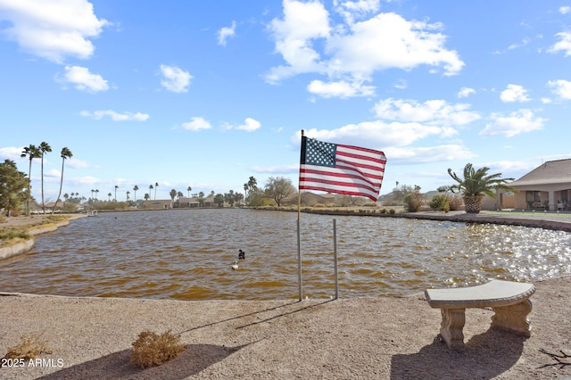 property view of water