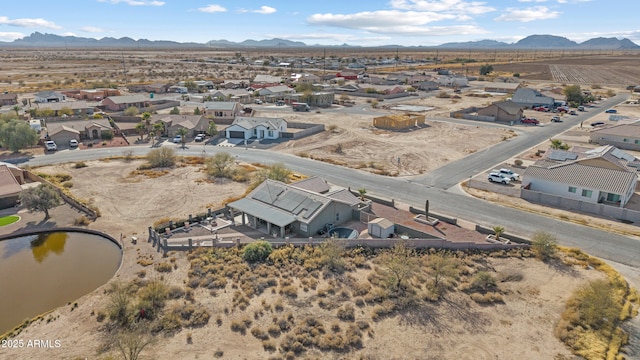 aerial view featuring a mountain view