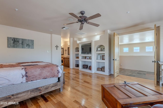 8606 E Arroyo Seco Rd, Scottsdale, AZ 85266 - bedroom featuring light wood-type flooring