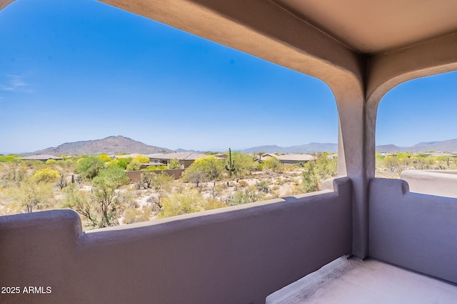 8606 E Arroyo Seco Rd, Scottsdale, AZ 85266 - balcony with a mountain view