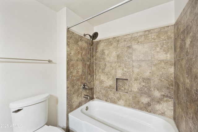 bathroom with  shower combination and toilet