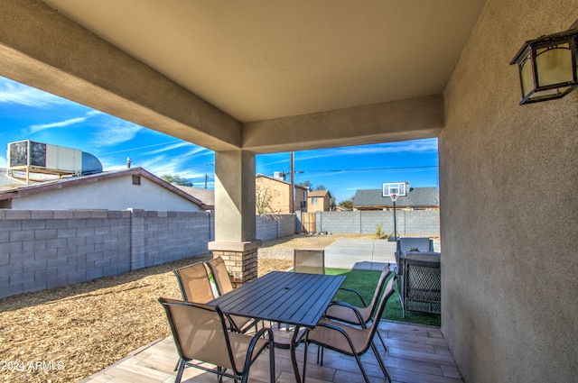 view of patio