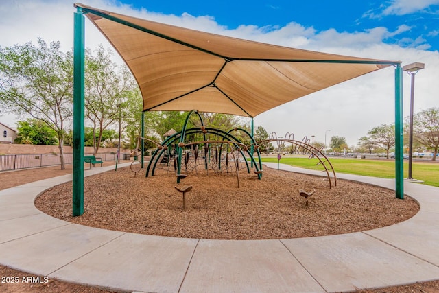 view of community playground