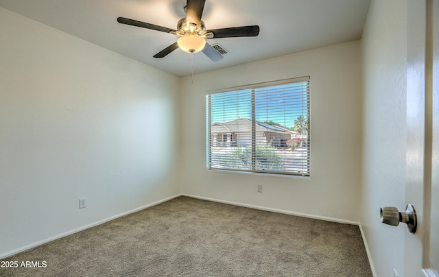 17617 W Corrine Dr, Surprise, AZ 85388 - unfurnished room featuring carpet flooring, baseboards, and ceiling fan