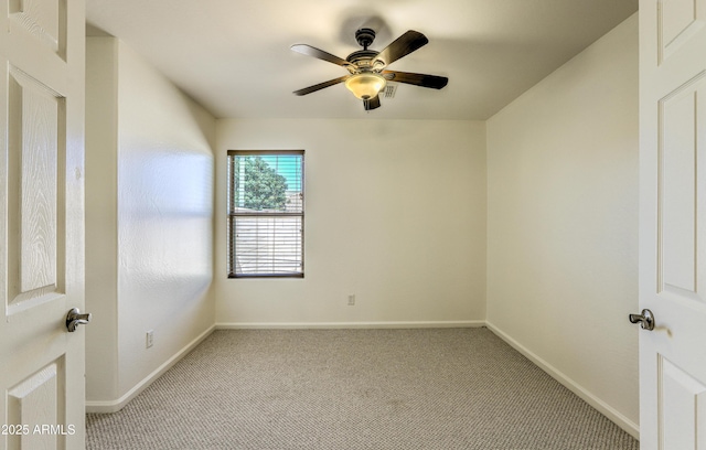 17617 W Corrine Dr, Surprise, AZ 85388 - unfurnished room with light carpet, a ceiling fan, and baseboards