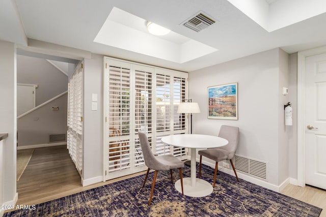 bedroom featuring access to exterior, ceiling fan, french doors, and light carpet