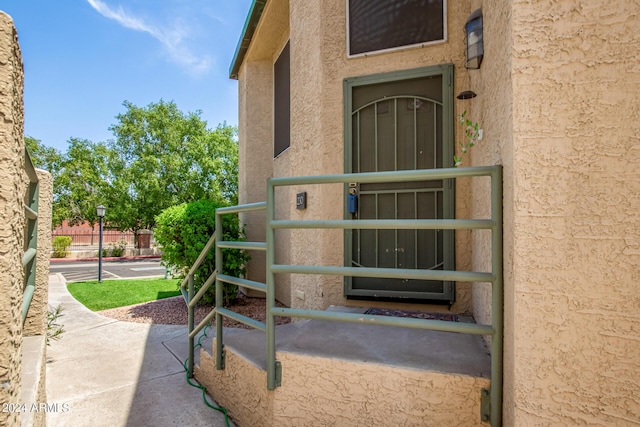 view of entrance to property