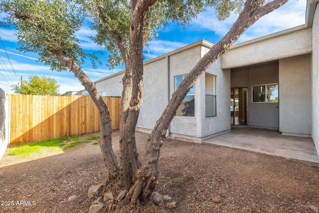 exterior space with a patio