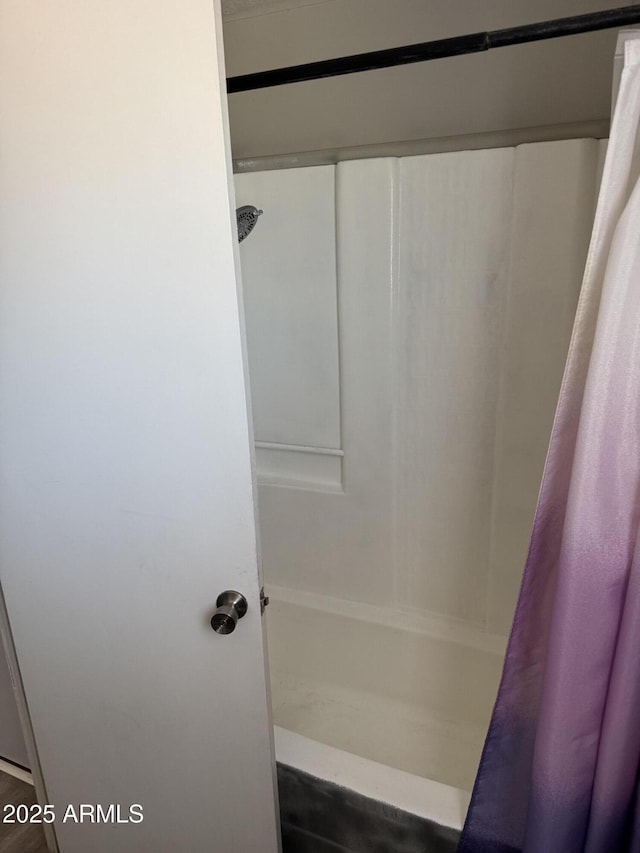 1776 S Lawson Dr, Apache Junction, AZ 85120 - bathroom featuring shower / tub combo with curtain
