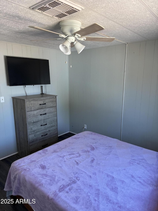 1776 S Lawson Dr, Apache Junction, AZ 85120 - bedroom with ceiling fan and a textured ceiling