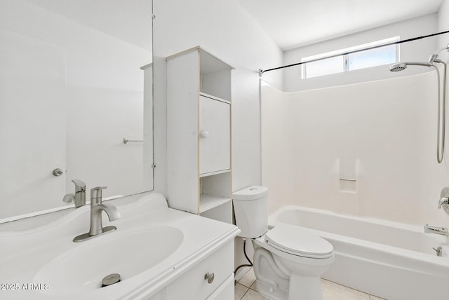 12201 N 22nd Pl, Phoenix, AZ 85022 - bathroom with shower / bathtub combination, vanity, and tile patterned floors