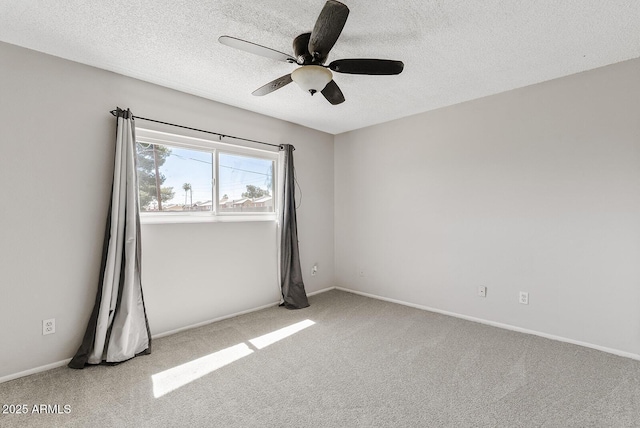 12201 N 22nd Pl, Phoenix, AZ 85022 - carpeted spare room featuring a ceiling fan and a textured ceiling