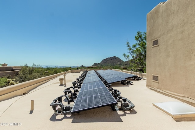 25825 N 106th Way, Scottsdale, AZ 85255 - view of patio with a mountain view