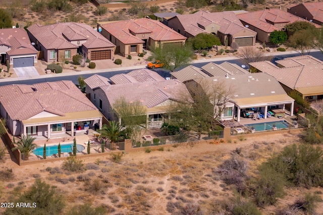 5723 E Jake Hvn, Cave Creek, AZ 85331 - aerial view of residential area featuring a pool