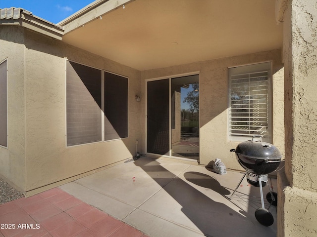 view of patio / terrace featuring area for grilling