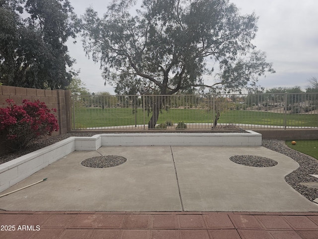 view of patio / terrace with fence