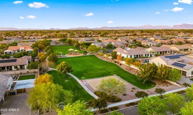 17755 E Colt Dr, Queen Creek, AZ 85142 - birds eye view of property featuring a mountain view and a residential view