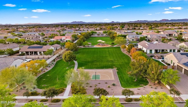 17755 E Colt Dr, Queen Creek, AZ 85142 - bird's eye view featuring a mountain view and a residential view