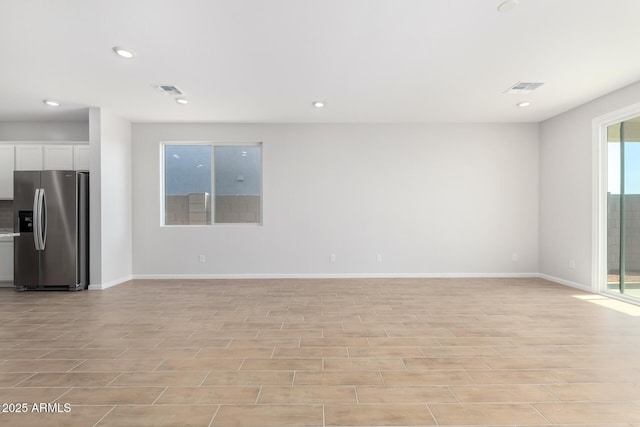 view of unfurnished living room