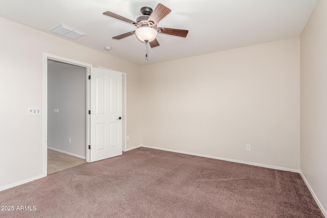 5016 S Curie Way, Mesa, AZ 85212 - unfurnished room with carpet, ceiling fan, and a smoke detector