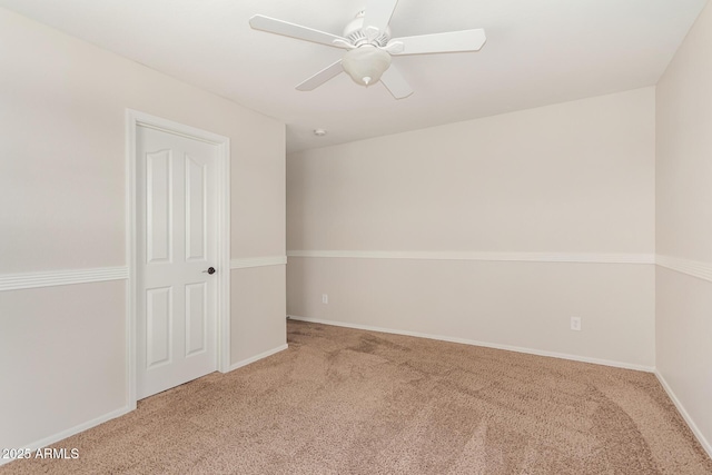5016 S Curie Way, Mesa, AZ 85212 - spare room featuring carpet and ceiling fan
