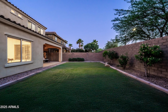 5016 S Curie Way, Mesa, AZ 85212 - fenced backyard featuring a patio