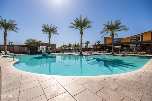 5016 S Curie Way, Mesa, AZ 85212 - community pool featuring a patio