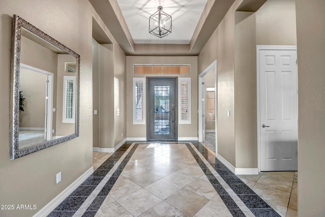42023 N Bridlewood Way, Anthem, AZ 85086 - entrance foyer with baseboards and inlaid floor details