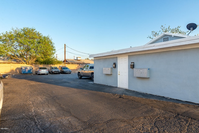 view of property exterior