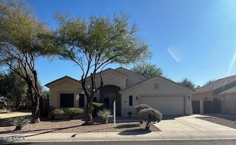 ranch-style house with a garage