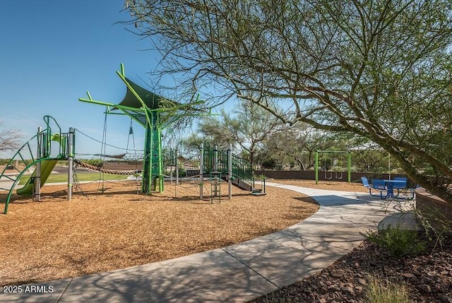 view of play area