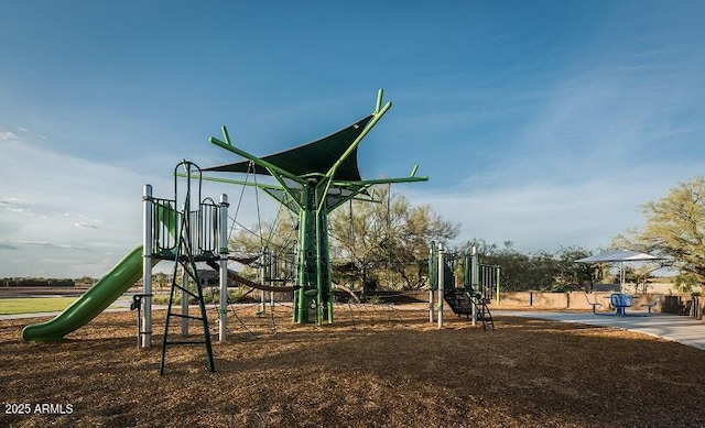 view of play area