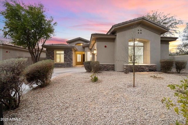 view of front of home