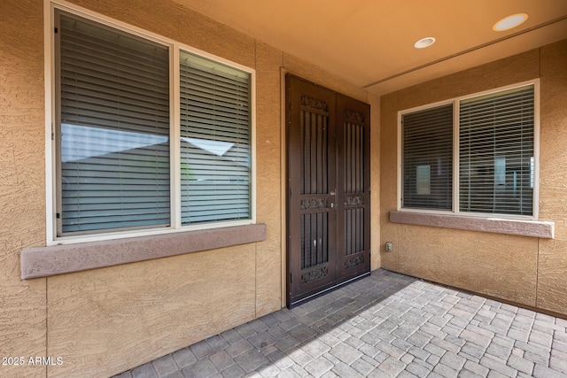 9165 W Mine Trl, Peoria, AZ 85383 - entrance to property with stucco siding