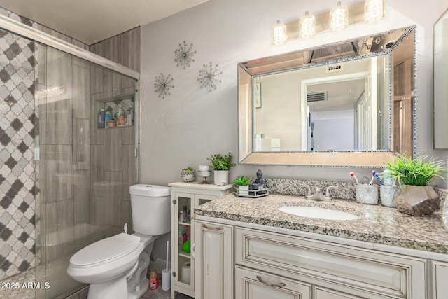 6802 S 47th St, Phoenix, AZ 85042 - bathroom featuring vanity and a shower stall