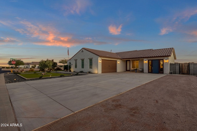 view of mediterranean / spanish house