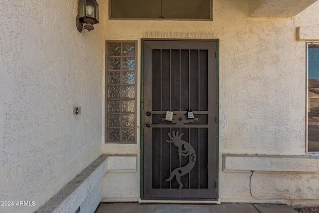 view of entrance to property