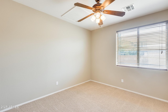 19617 S 190th St, Queen Creek, AZ 85142 - empty room with ceiling fan, carpet flooring, and baseboards