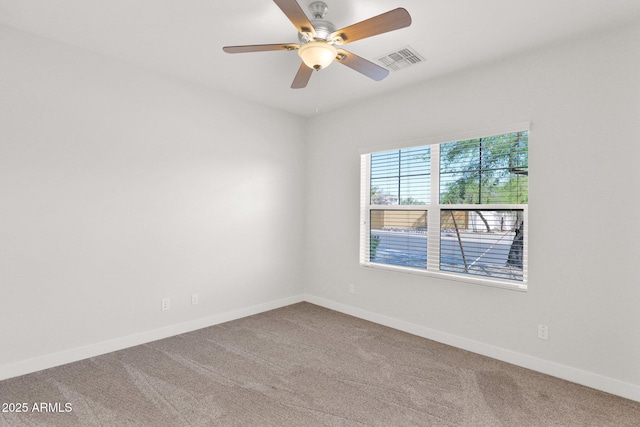1336 E Belmont Ave, Phoenix, AZ 85020 - carpeted empty room with baseboards and a ceiling fan
