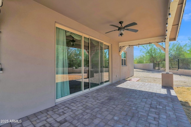 1336 E Belmont Ave, Phoenix, AZ 85020 - view of patio with ceiling fan
