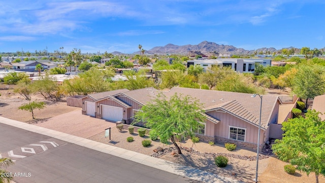 1336 E Belmont Ave, Phoenix, AZ 85020 - aerial view of residential area featuring mountains