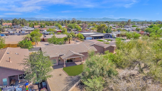 1336 E Belmont Ave, Phoenix, AZ 85020 - aerial view of residential area featuring mountains