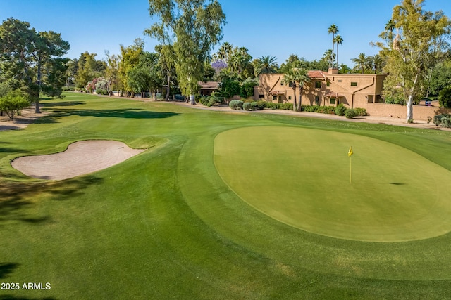 7155 E Oakmont Dr, Paradise Valley, AZ 85253 - view of community with golf course view and a yard
