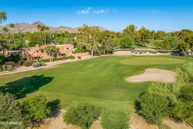 7155 E Oakmont Dr, Paradise Valley, AZ 85253 - view of community with a mountain view and view of golf course