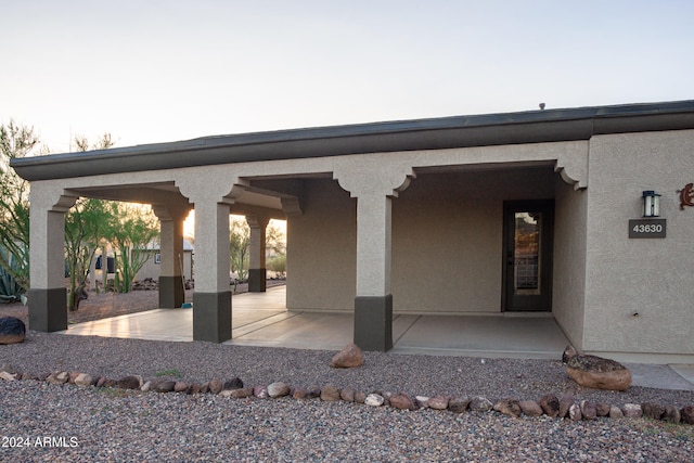 view of patio